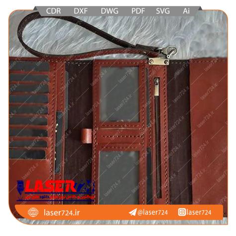 تصویر طرح کیف کتی چرم #1